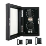 Double Leather Automatic Watch Winder Box - KNG-256 - Image 6