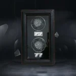 Double Leather Automatic Watch Winder Box - KNG-256 - Image 5