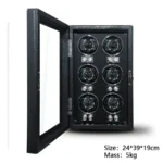 Double Leather Automatic Watch Winder Box - KNG-256 - Image 8