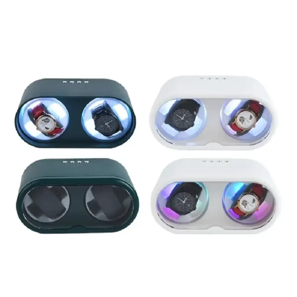 Double Automatic Watch Winder (Rechargeable) - KNG-224