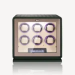 6 Slot Leather Luxury Automatic Watch Winder Box - KNG-613 - Image 5