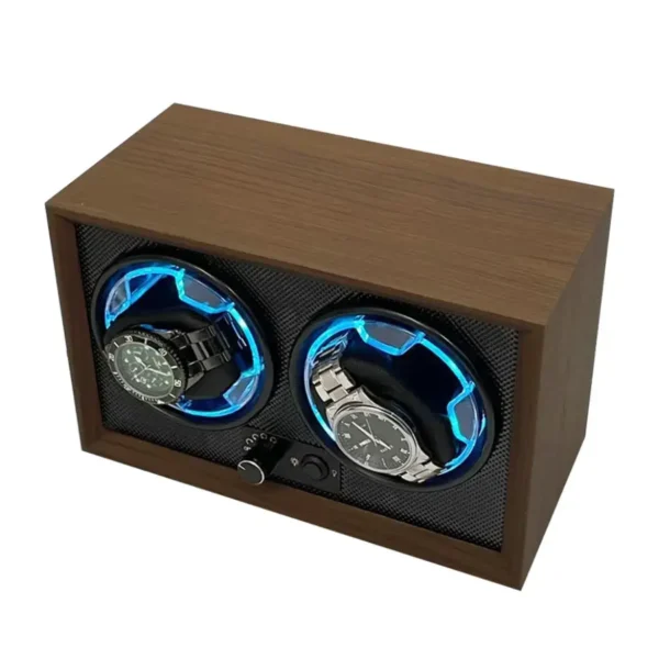 Double Wood Automatic Watch Winder Box - KNG-193
