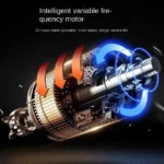 6 Slot Wood Automatic Watch Winder Box with LED (Style B) - KNG-668 - Image 8
