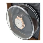 Single Wood Compact Automatic Watch Winder - KNG-134 - Image 3