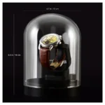 Single Silver Orbit Gyro Automatic Watch Winder - KNG-139 - Image 3