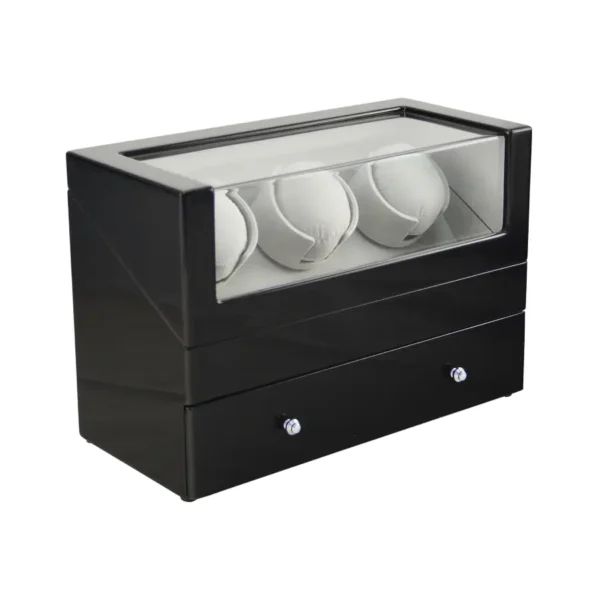 Triple MDF Wood Watch Winder Box KNG-332