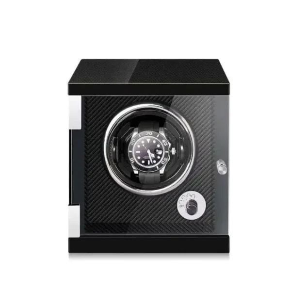 Single Compact Wood Automatic Watch Winder Box - KNG-178