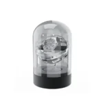 Single Silver Orbit Gyro Automatic Watch Winder - KNG-139