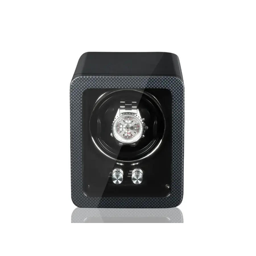 Yeni Proje - 2025-10-27T145200.526 Single Wood Automatic Watch Winder Box - KNG-169 - Image 1