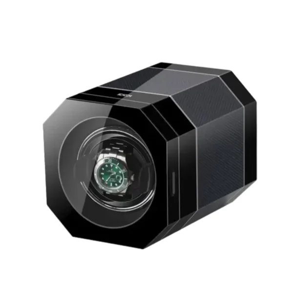 Single Wood Automatic Watch Winder Box with LED - KNG-159