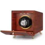 Single Wood Vertical Automatic Watch Winder - KNG-140