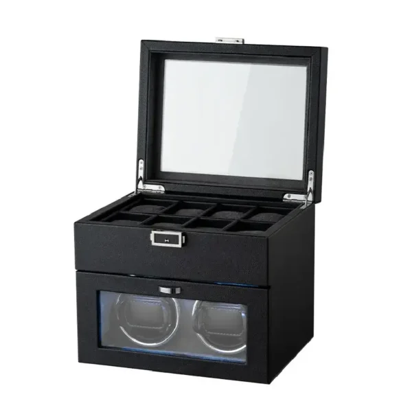 Double Leather Automatic Watch Winder Box - KNG-225