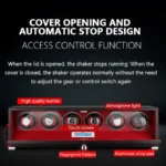 Quad (4 Slot) MDF Automatic Watch Winder Box with Storage - KNG-450 - Image 7
