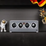 Quad (4 Slot) MDF Automatic Watch Winder Box with Storage - KNG-450 - Image 2