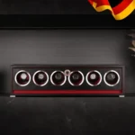 Quad (4 Slot) MDF Automatic Watch Winder Box with Storage - KNG-450 - Image 3