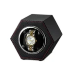 Single Leather Mini Automatic Watch Winder - KNG-132 - Image 5