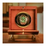 Single Wood Vertical Automatic Watch Winder - KNG-140 - Image 2