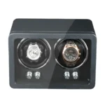 Double Wood Automatic Watch Winder with Storage - KNG-231