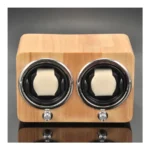Double Wood Automatic Watch Winder with Storage - KNG-231 - Image 6