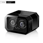 Double Wood Automatic Watch Winder Box with LED - KNG-278 - Image 5
