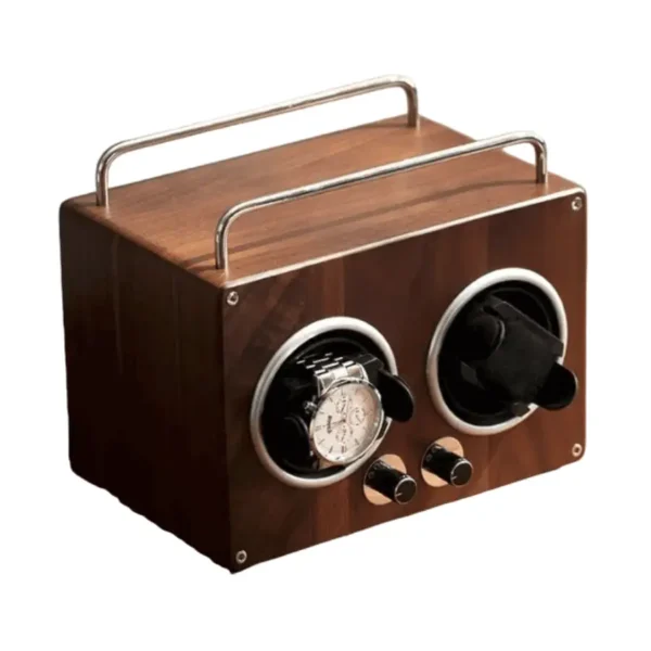 Double Wood Automatic Watch Winder Box - KNG-248