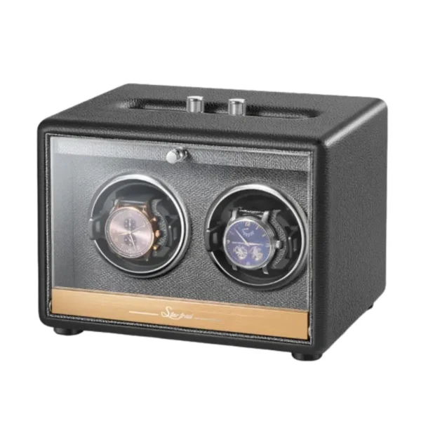 Double Leather Automatic Watch Winder Box - KNG-251