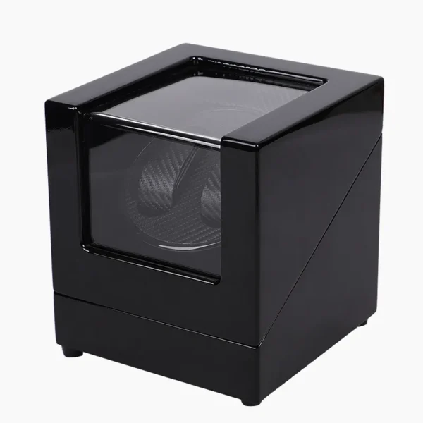 Double Wood Automatic Watch Winder Box (Style B) - KNG-149 - Image 3